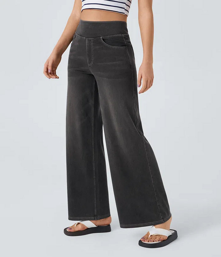 MECHTHILD - WEITE JEANS MIT ELASTISCHEM BUND