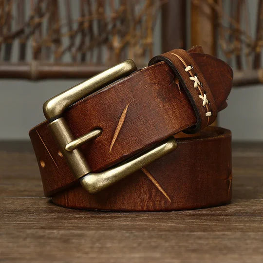 EMMERICH - GÜRTEL AUS LEDER MIT METALLSCHNALLE