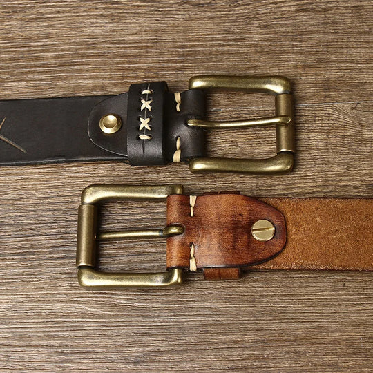 EMMERICH - GÜRTEL AUS LEDER MIT METALLSCHNALLE