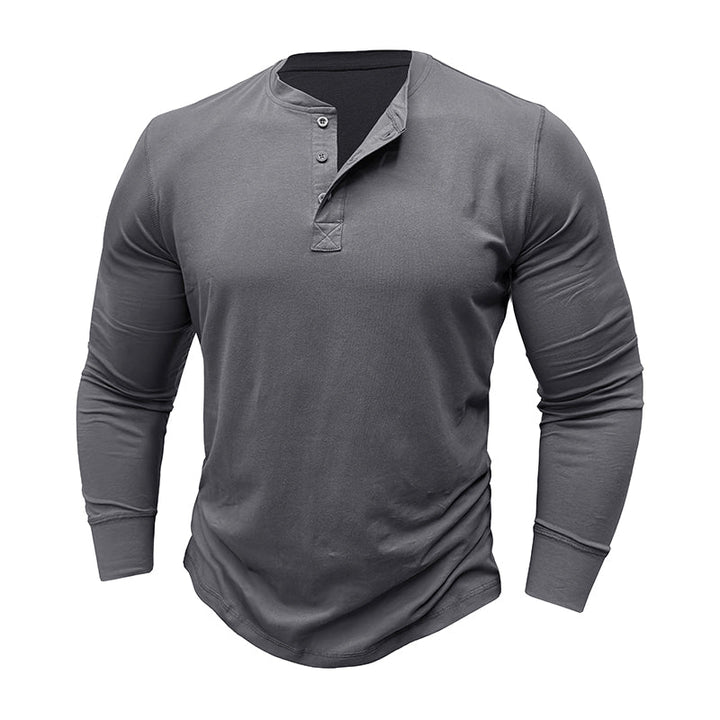TILMAN - LANGÄRMLIGES TAILLIERTES T-SHIRT