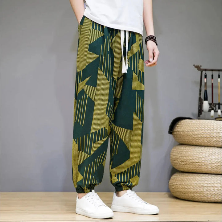 KLEIN - GEMUSTERTE LOCKERE HOSE