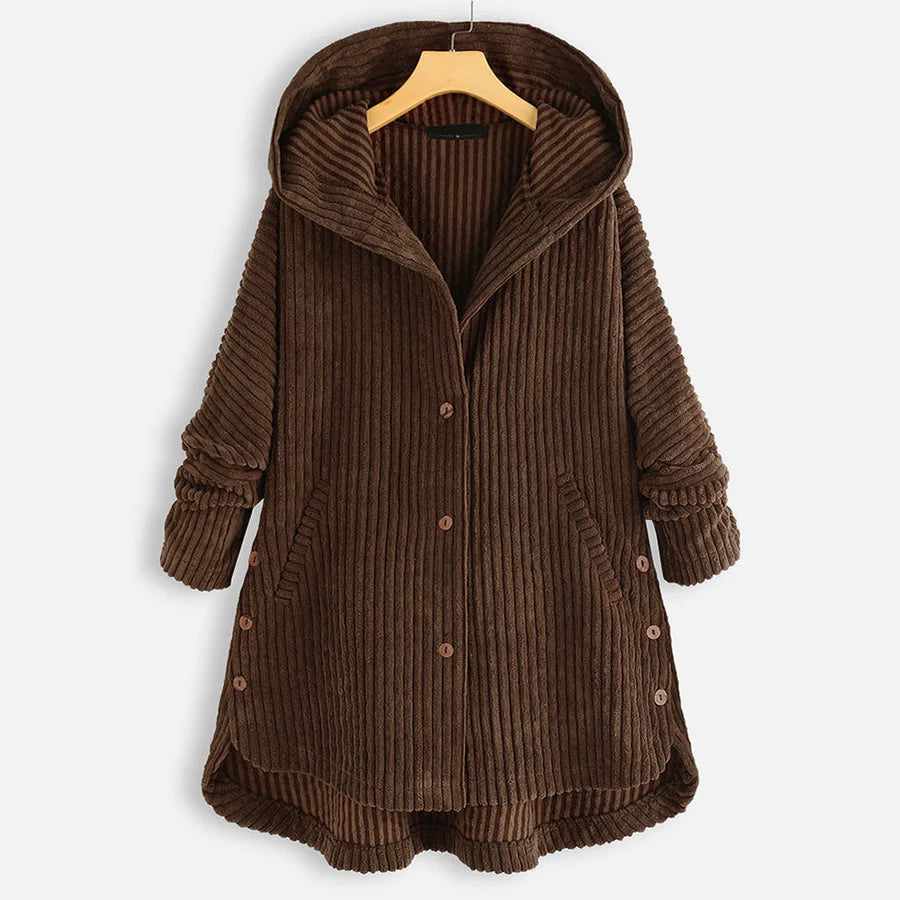 WINNIFREDA - CORDJACKE MIT KAPUZE