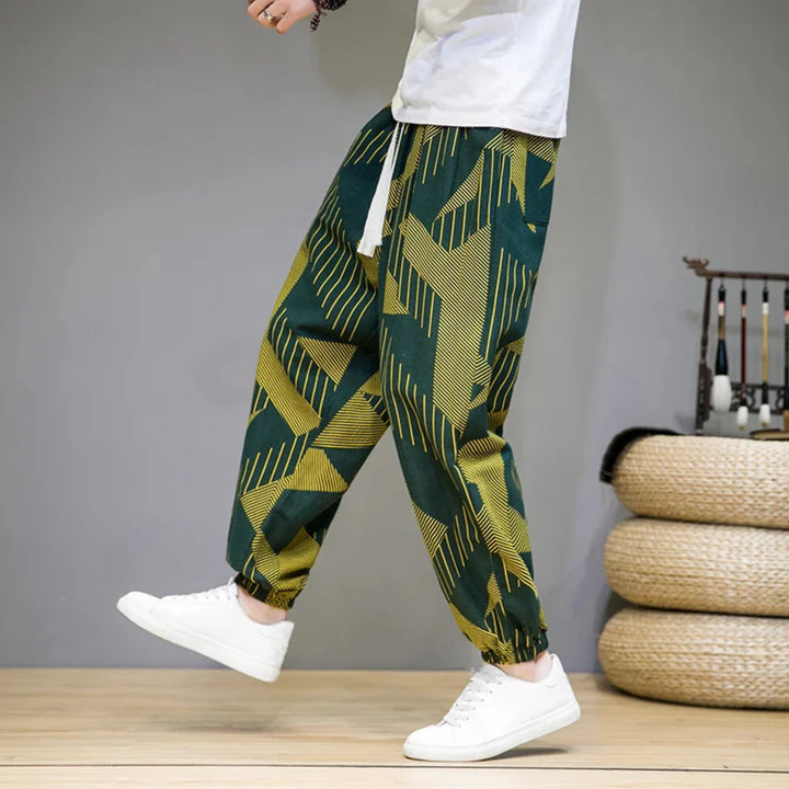 KLEIN - GEMUSTERTE LOCKERE HOSE