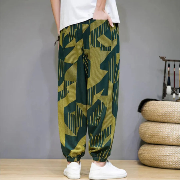 KLEIN - GEMUSTERTE LOCKERE HOSE