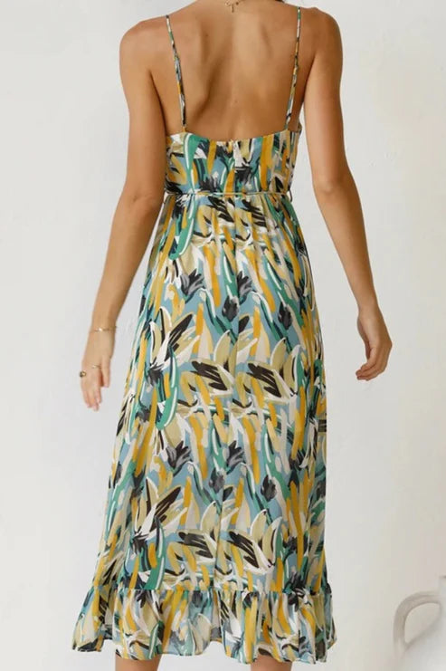 WALTRAUD - MAXIKLEID MIT DÜNNEN TRÄGERN