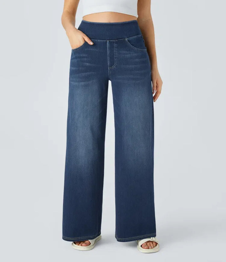 MECHTHILD - WEITE JEANS MIT ELASTISCHEM BUND