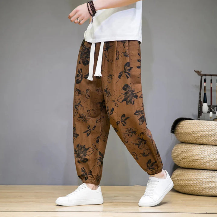 KLEIN - GEMUSTERTE LOCKERE HOSE