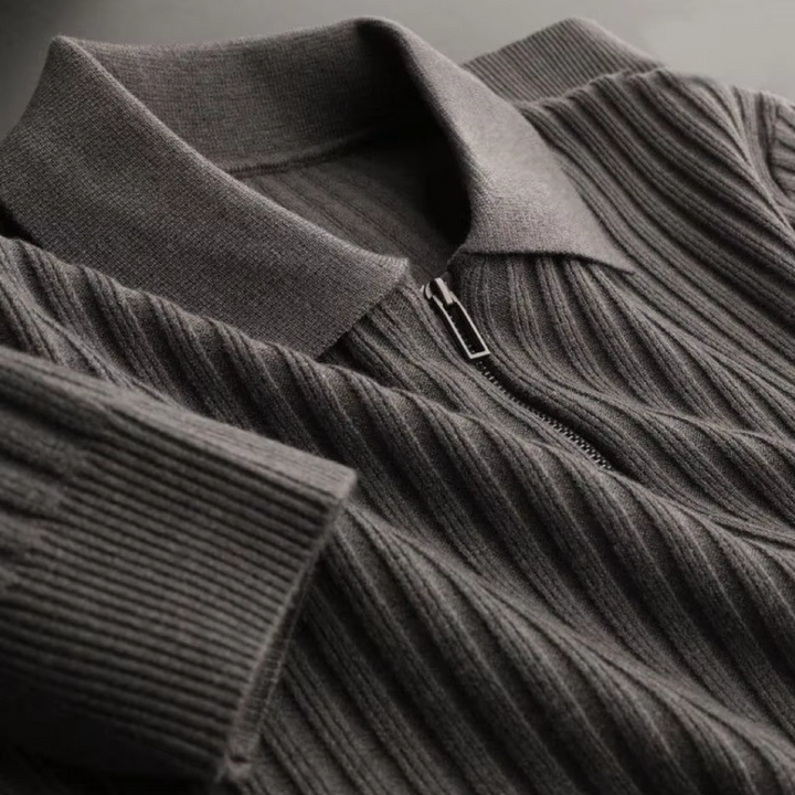 ARMIN - STRICKPULLOVER MIT REISSVERSCHLUSS