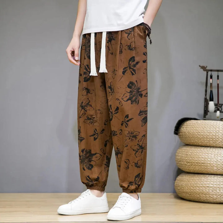 KLEIN - GEMUSTERTE LOCKERE HOSE