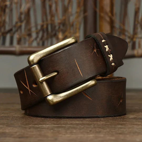 EMMERICH - GÜRTEL AUS LEDER MIT METALLSCHNALLE
