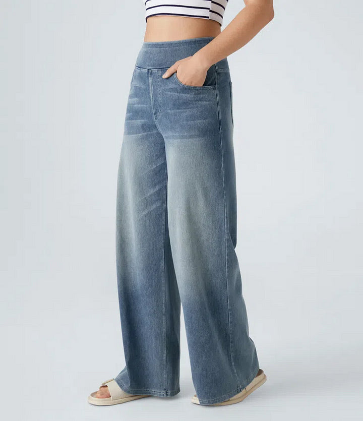 MECHTHILD - WEITE JEANS MIT ELASTISCHEM BUND