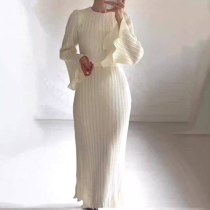 BABETTE - LANGES PLISSEE-KLEID