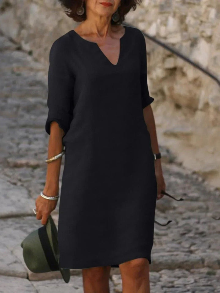 FELINE - GERADE GESCHNITTENES KLEID