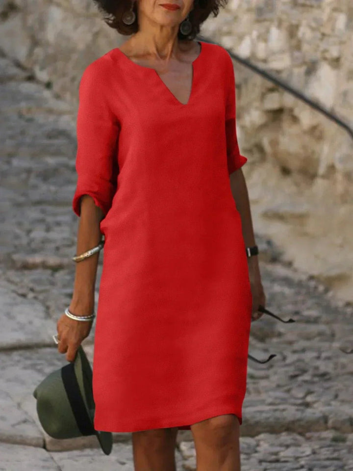 FELINE - GERADE GESCHNITTENES KLEID