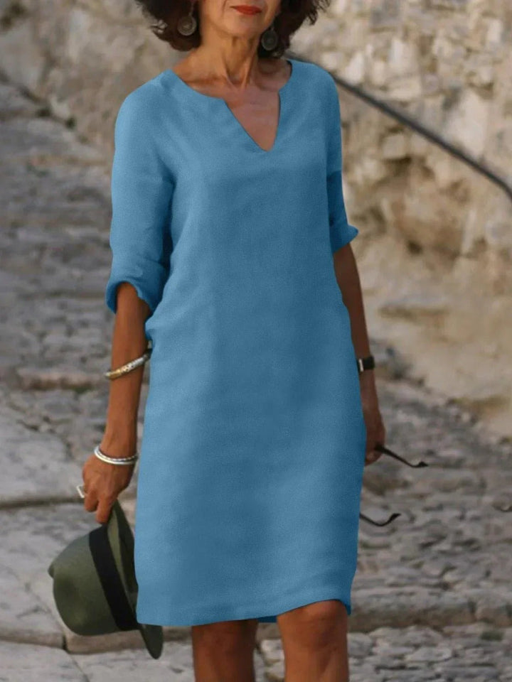 FELINE - GERADE GESCHNITTENES KLEID