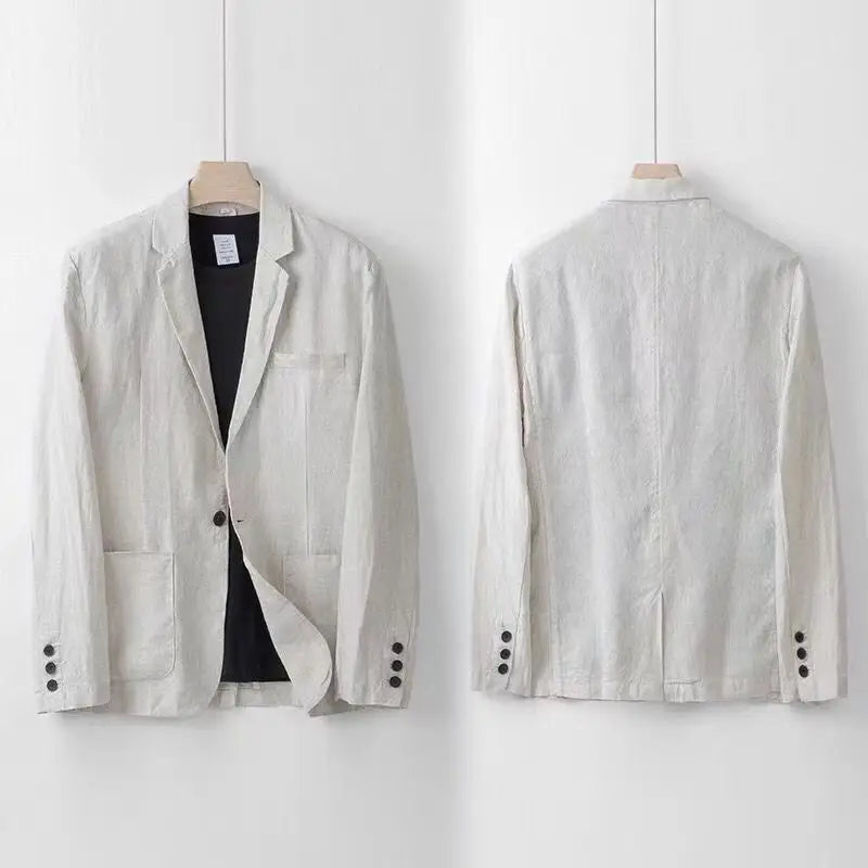 KÄTHE - ENSEMBLE AUS BLAZER UND LEINENHOSE