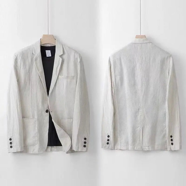 KÄTHE - ENSEMBLE AUS BLAZER UND LEINENHOSE
