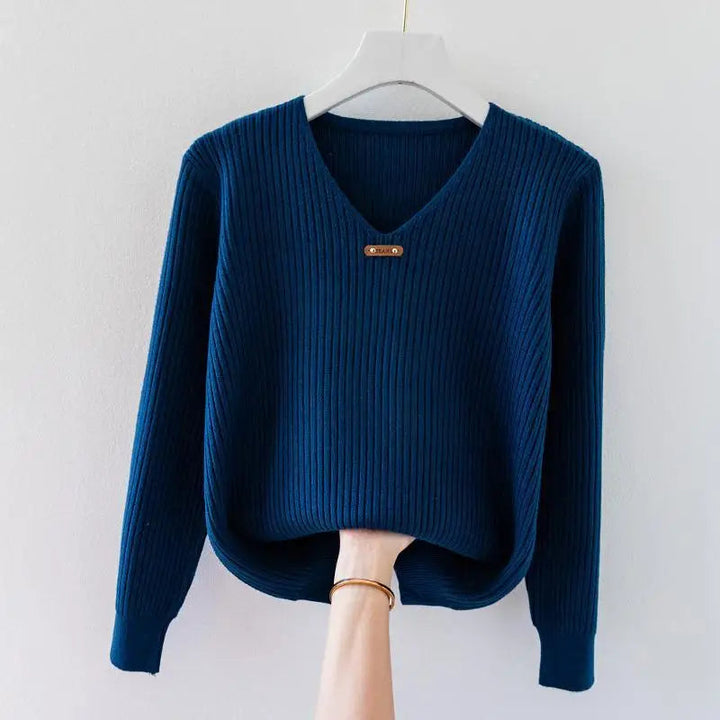 NADJA - ENG ANLIEGENDER RIPPSTRICKPULLOVER