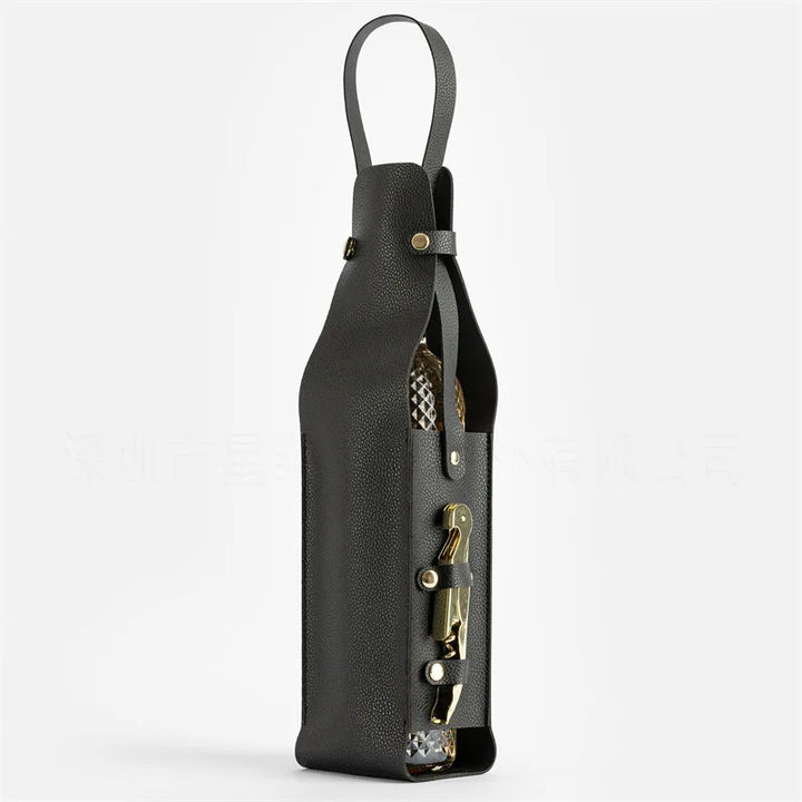AIKE - FLASCHENHALTER AUS LEDER
