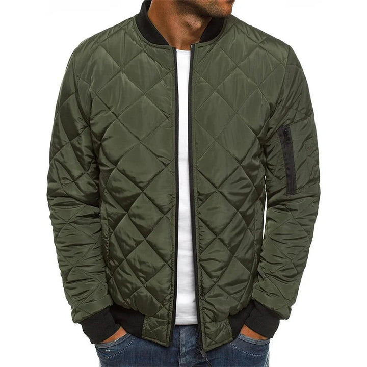 MATUS - BAUMWOLLJACKE MIT RAUTENMUSTER