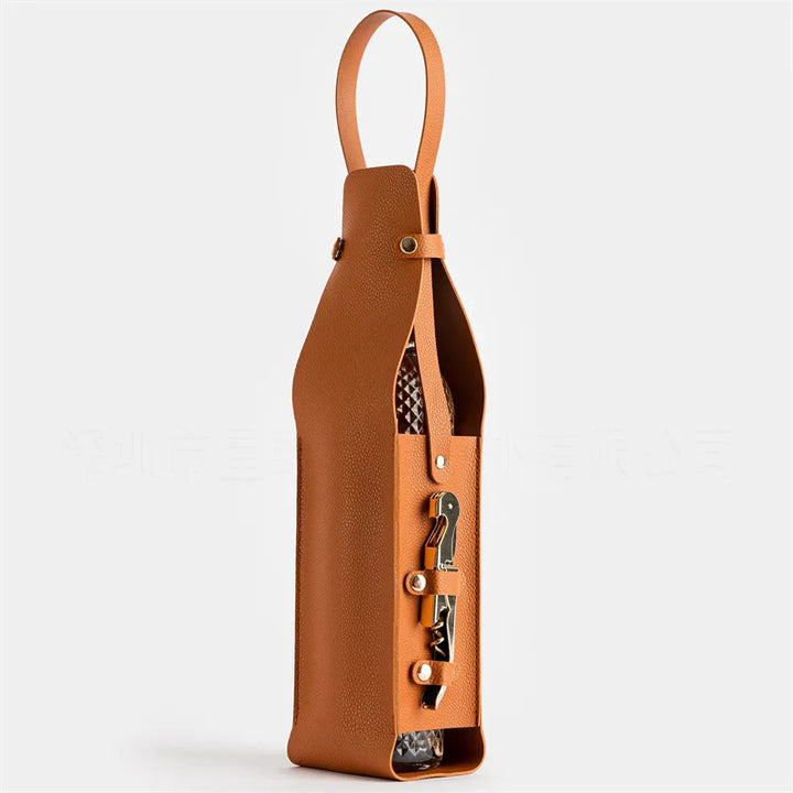 AIKE - FLASCHENHALTER AUS LEDER