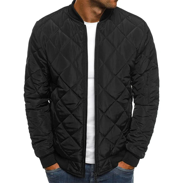 MATUS - BAUMWOLLJACKE MIT RAUTENMUSTER