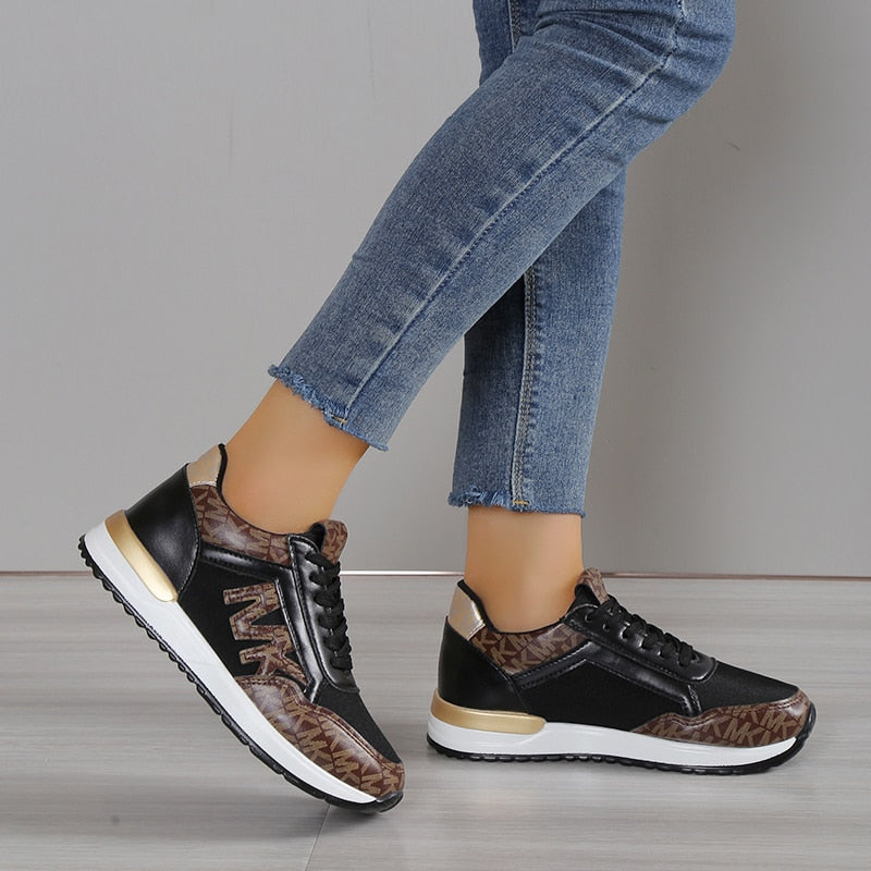 JANINA - SPORTSCHUHE MIT METALLISCHEN DETAILS