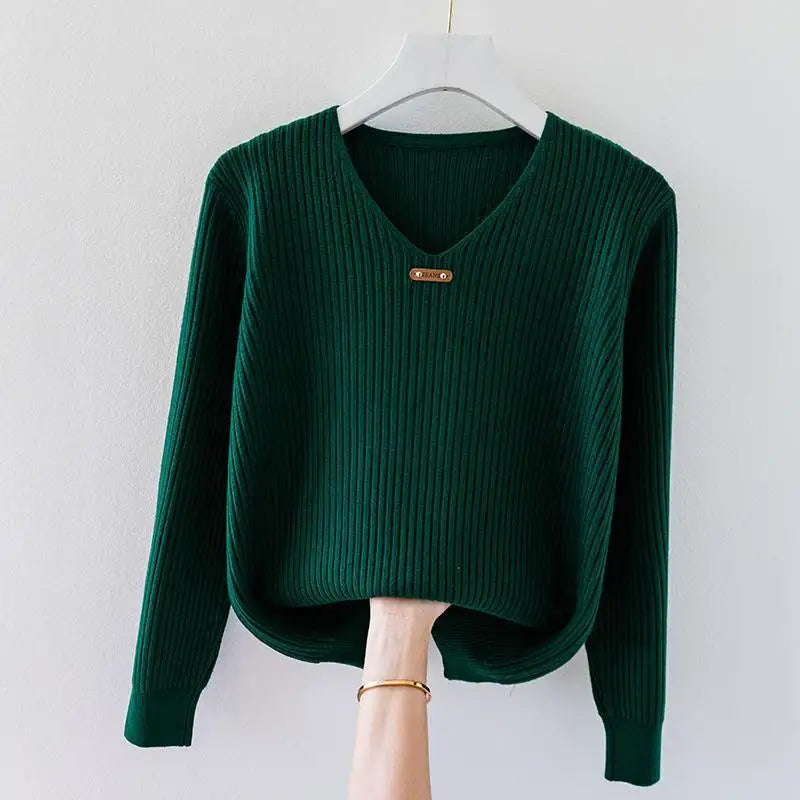 NADJA - ENG ANLIEGENDER RIPPSTRICKPULLOVER