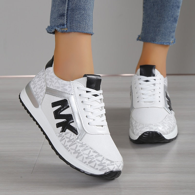 JANINA - SPORTSCHUHE MIT METALLISCHEN DETAILS