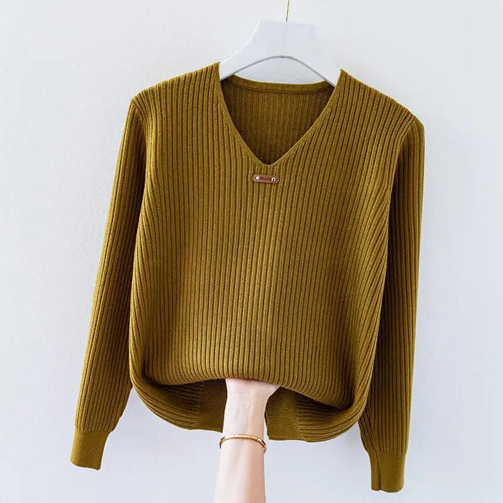 NADJA - ENG ANLIEGENDER RIPPSTRICKPULLOVER