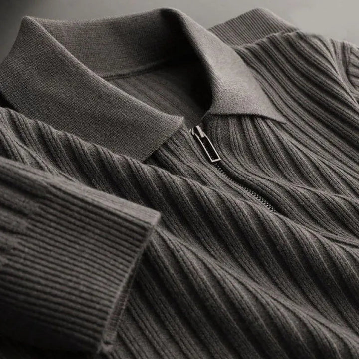 ARMIN - STRICKPULLOVER MIT REISSVERSCHLUSS