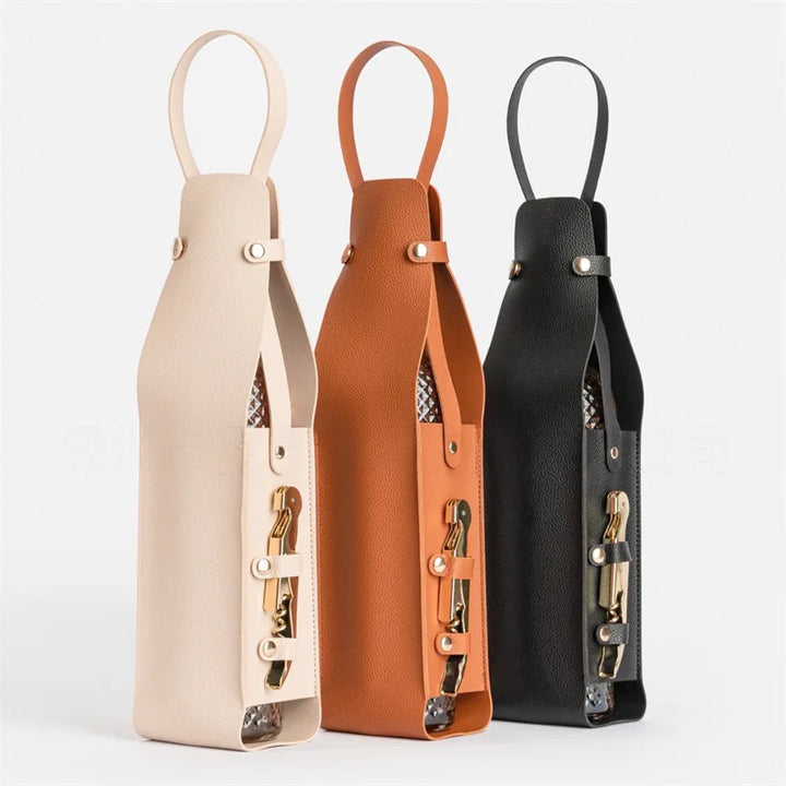 AIKE - FLASCHENHALTER AUS LEDER