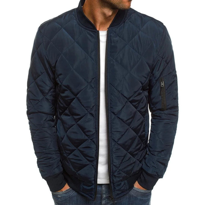 MATUS - BAUMWOLLJACKE MIT RAUTENMUSTER