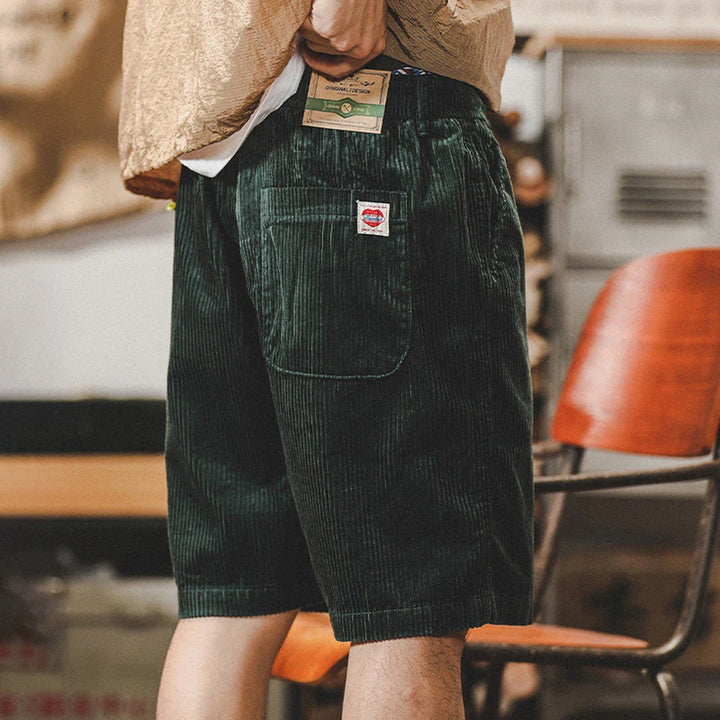 IMMANUEL – VERSTELLBARE CORDSHORTS