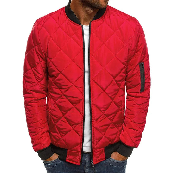 MATUS - BAUMWOLLJACKE MIT RAUTENMUSTER