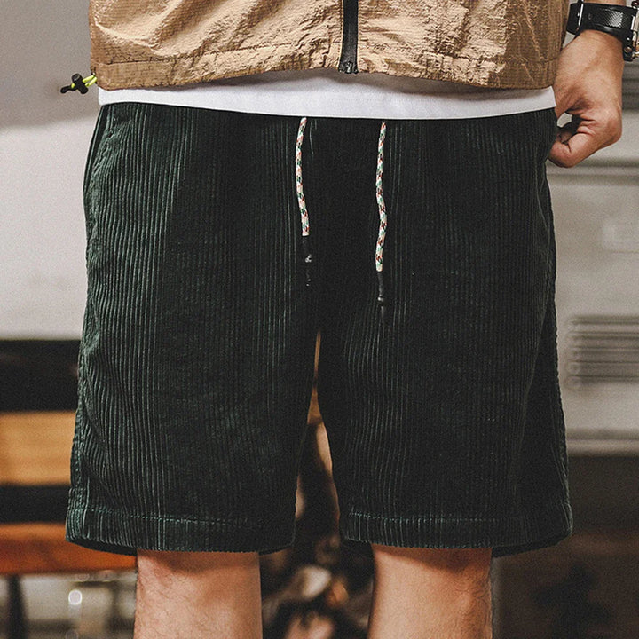 IMMANUEL – VERSTELLBARE CORDSHORTS