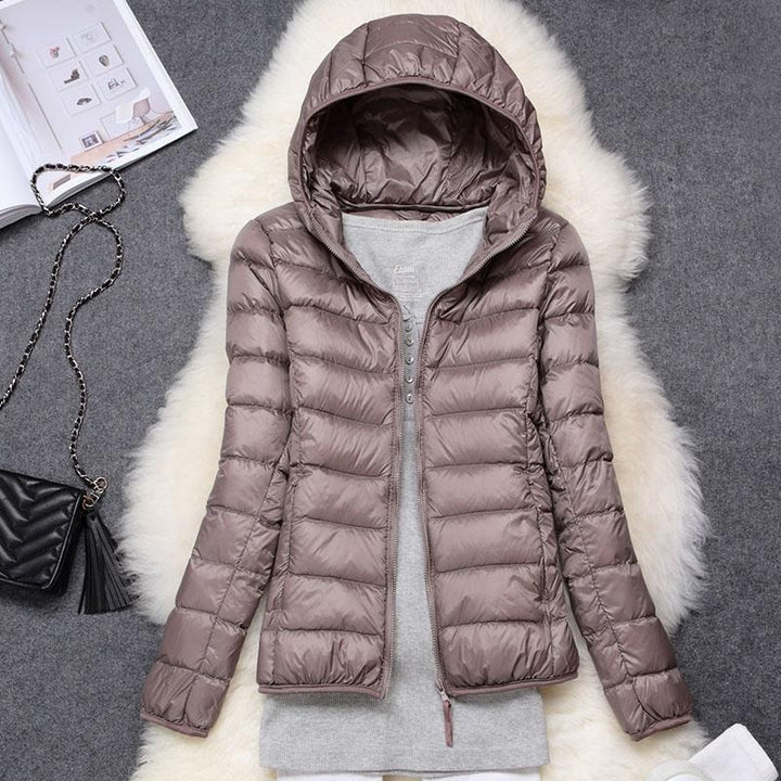 TEODORA - GESTEPPTE JACKE MIT KAPUZE