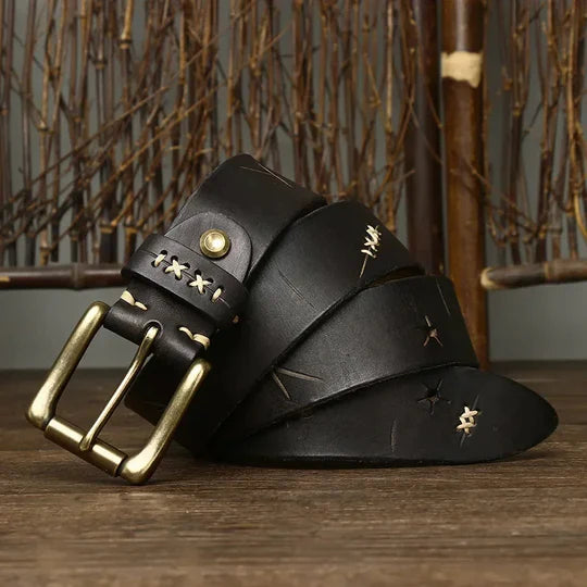 EMMERICH - GÜRTEL AUS LEDER MIT METALLSCHNALLE