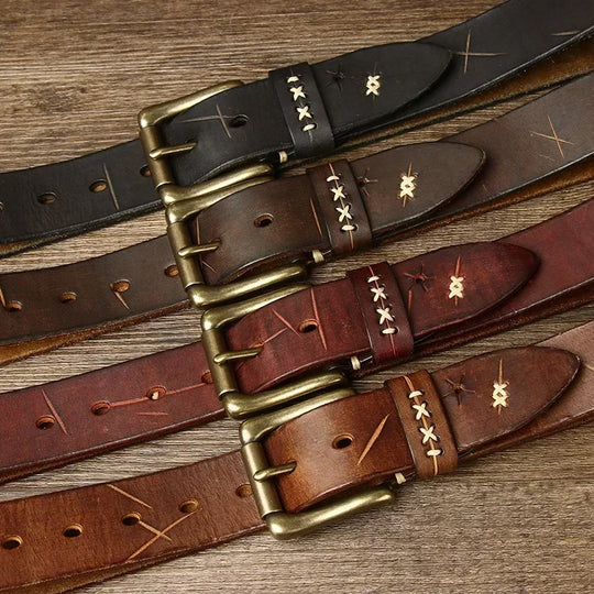 EMMERICH - GÜRTEL AUS LEDER MIT METALLSCHNALLE