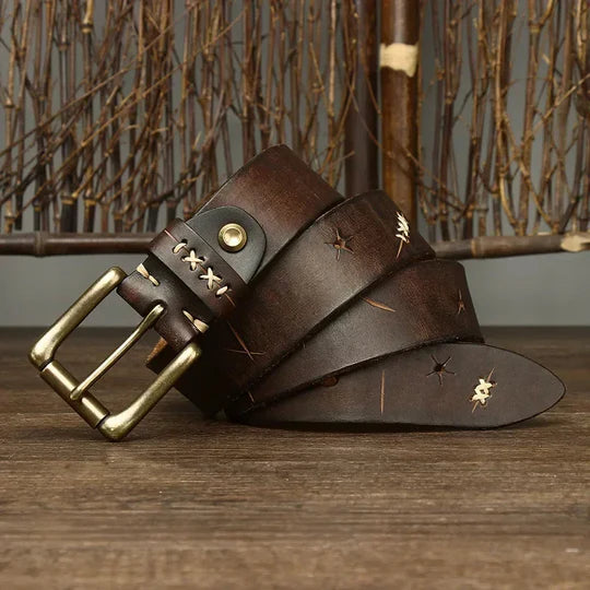 EMMERICH - GÜRTEL AUS LEDER MIT METALLSCHNALLE