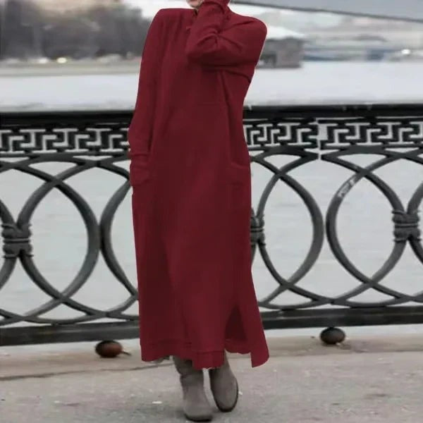 SVEA - LANGES STRICKKLEID IM LOCKEREN SCHNITT
