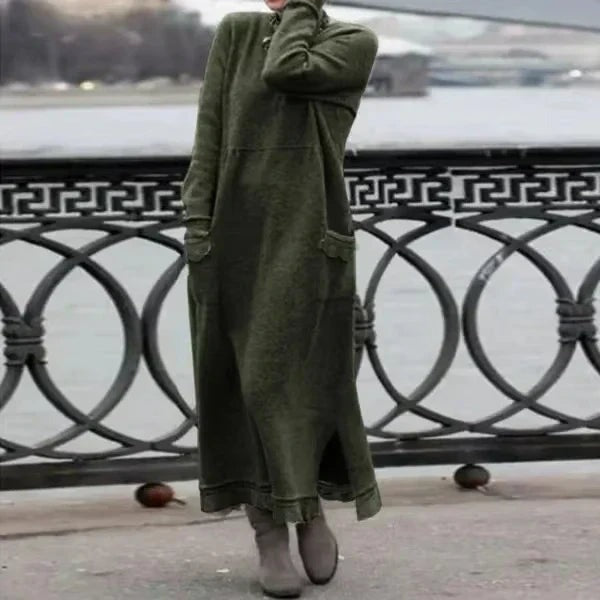 SVEA - LANGES STRICKKLEID IM LOCKEREN SCHNITT