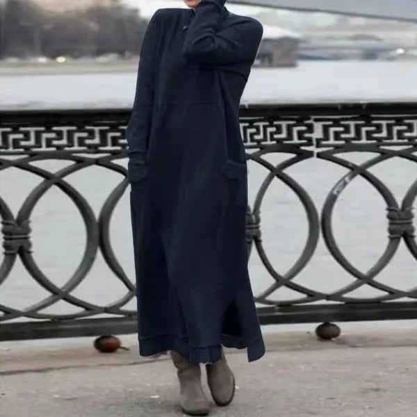 SVEA - LANGES STRICKKLEID IM LOCKEREN SCHNITT