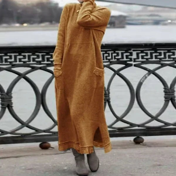 SVEA - LANGES STRICKKLEID IM LOCKEREN SCHNITT