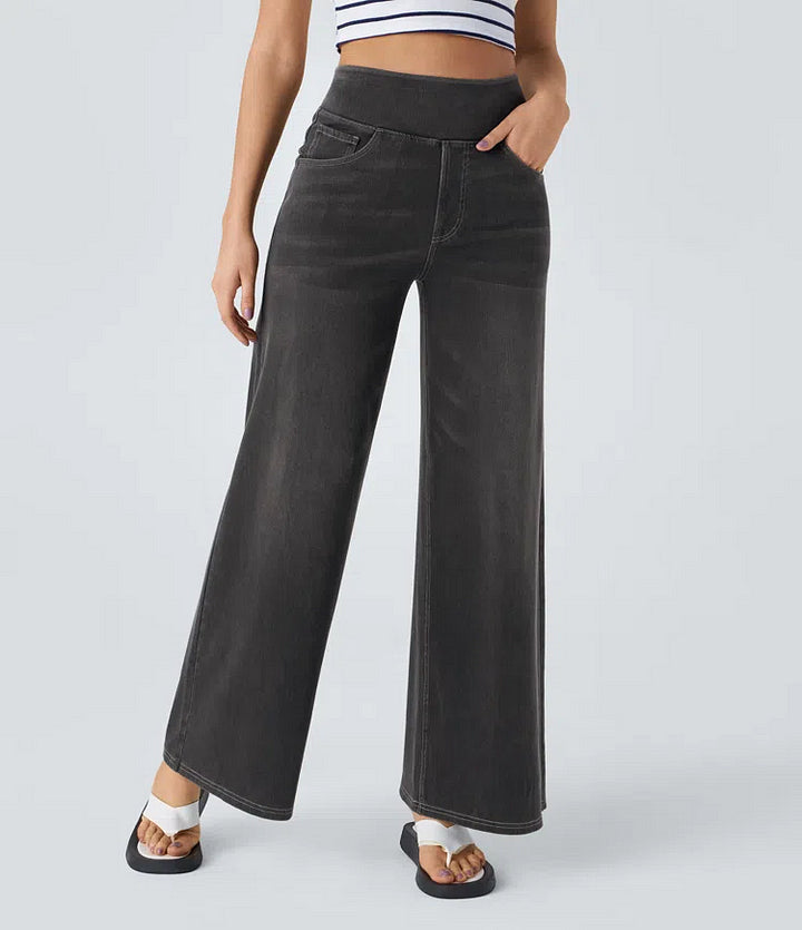 MECHTHILD - WEITE JEANS MIT ELASTISCHEM BUND