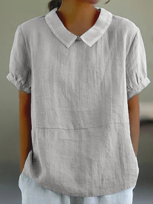 JASMINA - LOCKERE LEINENBLUSE