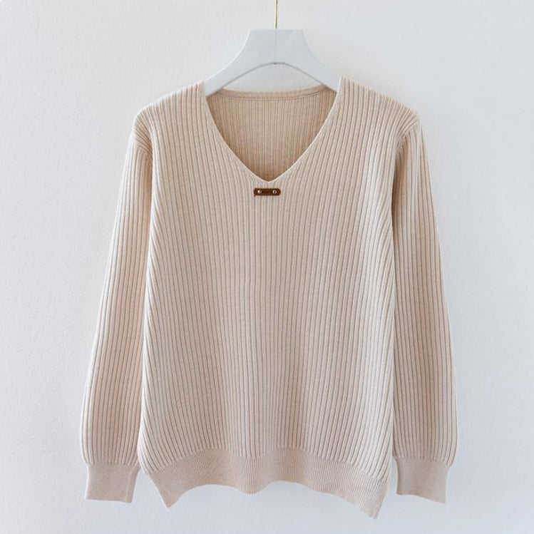 NADJA - ENG ANLIEGENDER RIPPSTRICKPULLOVER