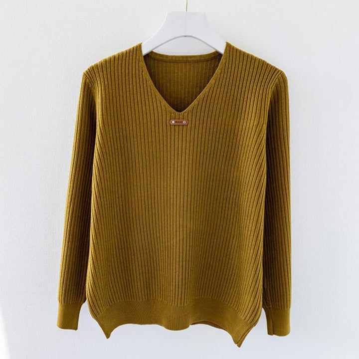 NADJA - ENG ANLIEGENDER RIPPSTRICKPULLOVER