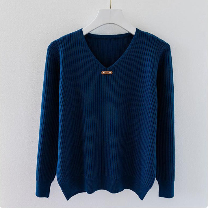 NADJA - ENG ANLIEGENDER RIPPSTRICKPULLOVER