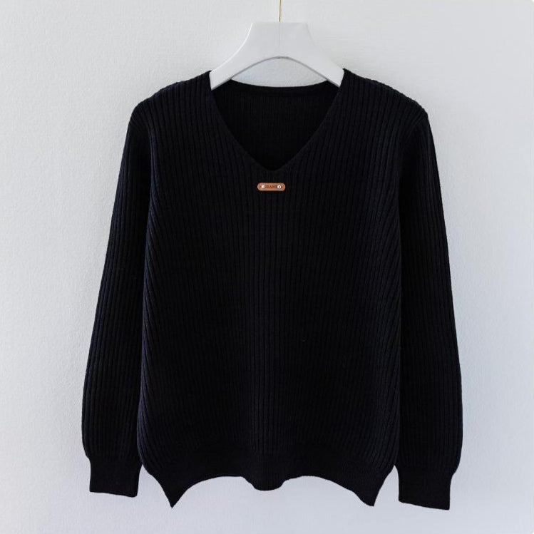 NADJA - ENG ANLIEGENDER RIPPSTRICKPULLOVER